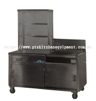 S/S BURGER STALL W/HOT PLATE
