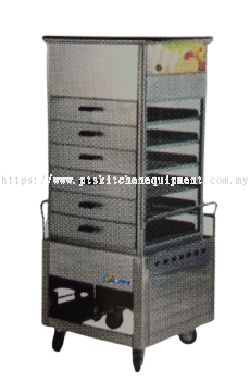 S/S GAS PAU STEAMER - 6 TIER