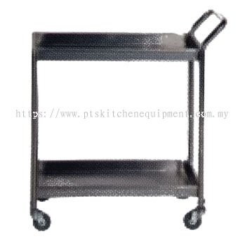 S/S FOOD TROLLEY - 2 TIER