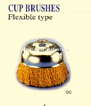 UNION WIRE CUP BRUSH 6" X M16 X 2.0MM, CC66 
