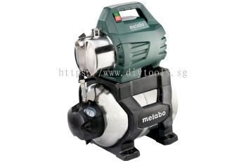 DIYTOOLS.SG : METABO 1300W DOMESTIC WATER PUMP WITH 25 LITRE S.S TANK HWW4500/25 INOX PLUS