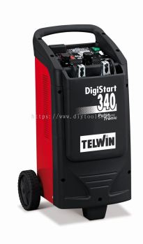 TELWIN 45A 6.4KW 12-24V 230V 1PH (10-450AH) AUTOMATIC BATTERY CHARGER /STARTER 300A-DIGISTART340