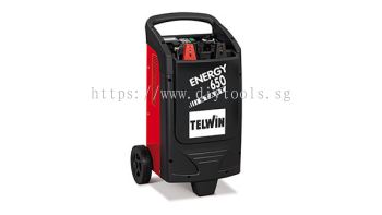 TELWIN ENERGY 650 START 230-400V 12-24V BATTERY CHARGER & 1200A STARTER-ENERGY START 650 START