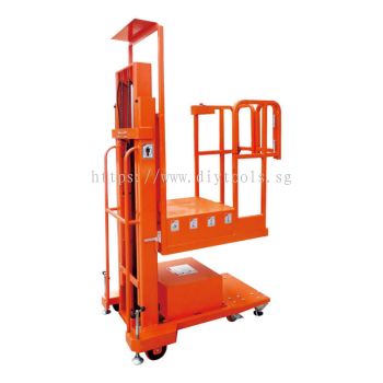 DIYTOOLS.SG : NIULI 200KG X H 6500MM  SEMI- ELECTRIC AERIAL ORDER PICKER 1.5KW GOPY4.503