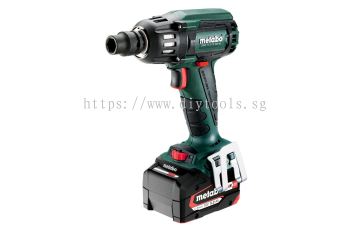 DIYTOOLS.SG : METABO 18V CORDLESS IMPACT WRENCH C/W 2X5.2AH LI BATTERY & ASC55 CHARGER MODEL: SSW18LTX400-BL-5.2LI