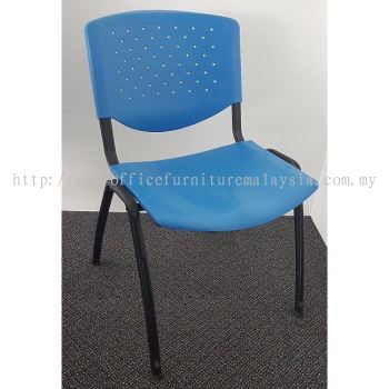 Plastic chair with black epoxy metal leg AIM-8ET