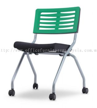 Low back folding chair without armrest AIM2S-AXIS