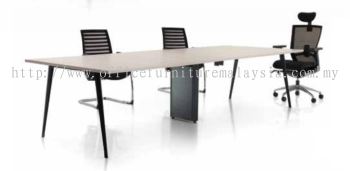 Confernce table with Nitra black metal leg