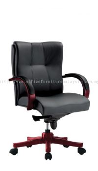 Presidential lowback leather chair AIM3077-PIRAMO