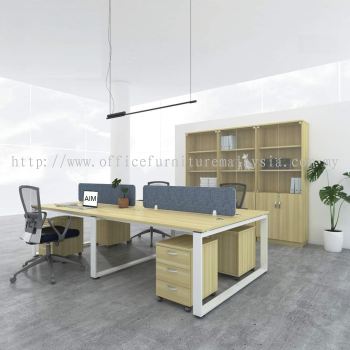 Office furniture workstation for 4 pax simple design