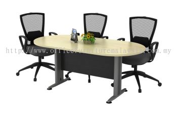 Oval meeting table with T2 metal leg AIM-1890-TOE