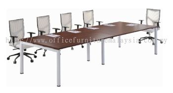 Rectangular conference table with rumex metal leg