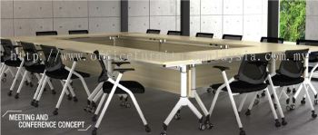 Rectangular foldable table Meeting table TRN