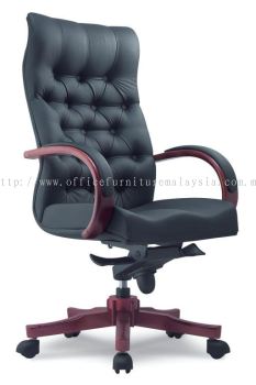 Presidential high back executive wooden chair AIM8008-SANCTUARY