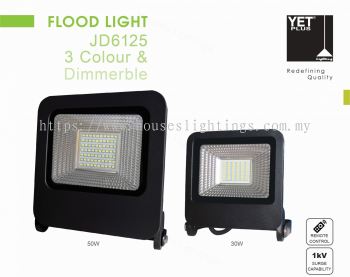 YET JD6125 3-Colour 30W 50W floodlight