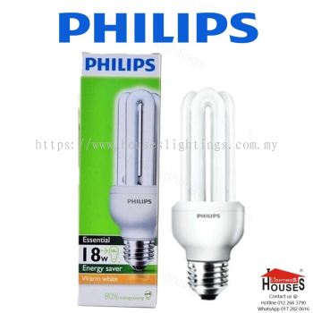 Philips PLCE E27 Essential 18W Bulb Warm White