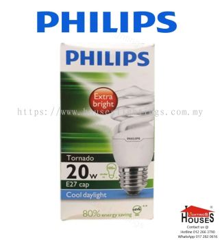 Philips Tornado Spiral 20w E27 Daylight Bulb