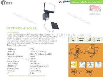 GLUT6925-WL SOLAR IP44