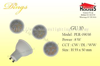 DINGS 09036 8W GU10 LED