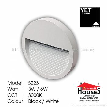 S223 6W WH-R LED-WW SURFACE