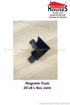MAGNETIC TRACK JOINT L BOX 25-LB BK
