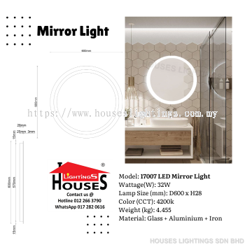 17007 LED Mirror Light