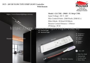 29003 - 24V FLLOW STRIP CONTROLLER + REMOTE for 04049 LED STRIP