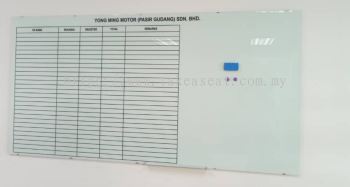 Tempered Glass Magnetic Whiteboard Panel 