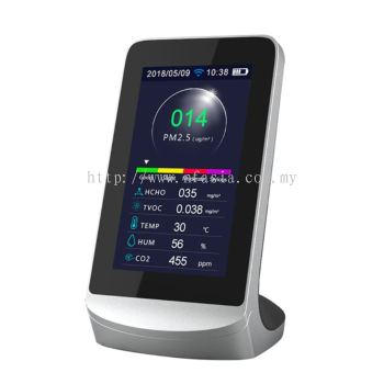 NFA72B  WIFI ~ 0-5000ppm CO2 ~ PM2.5 PM1.0 ~ PM10 ~ HCHO ~ TVOC ~ temperature ~ humidity