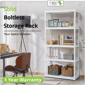 Solid Boltless Storage Rack 