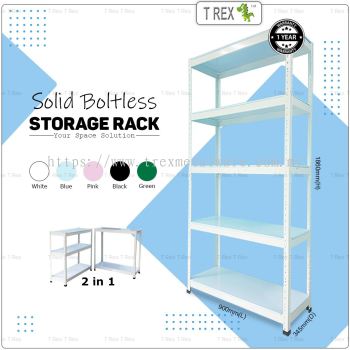 Solid Boltless Storage Rack 