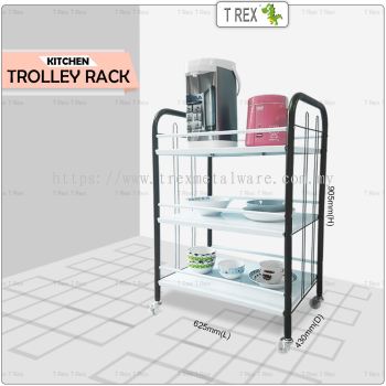 2M Restaurant Trolley Rack Kitchen Trolley Rack (Copper)