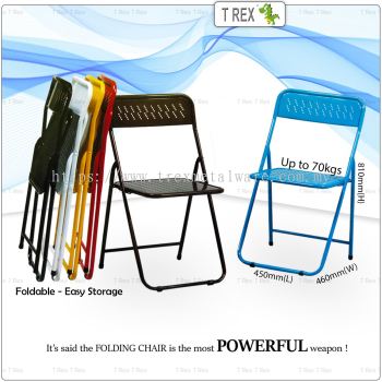 3V IF Steel Folding Chair - 6 Colours