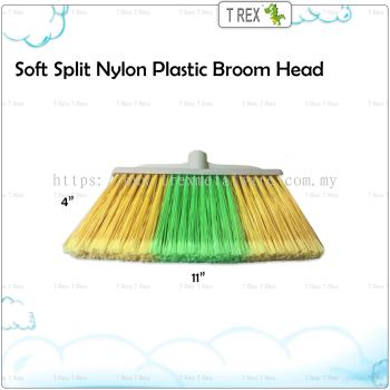 [BRO8802] Soft Split Nylon Plastic Broom Head