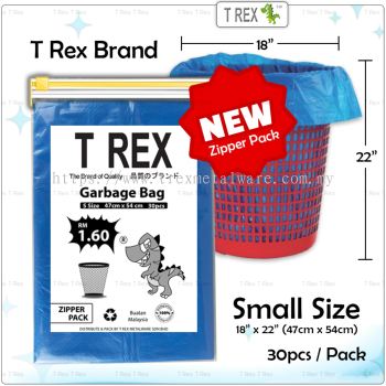 T Rex Small Size (18" x 22") Garbage Bag - 30pcs/Bag