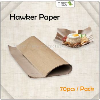 70pcs Brown Hawker Paper