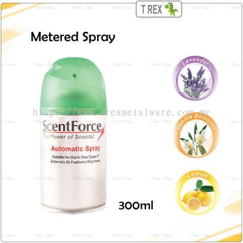 Scent Force Metered Spray / Air Freshener Spray Refill - 300ml (Short Can)