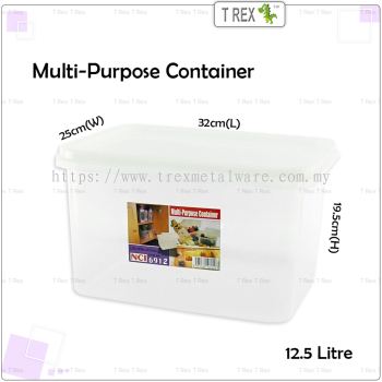 NCI6912 Multipurpose Container / Storage Box with Cover - 12.5 Litre