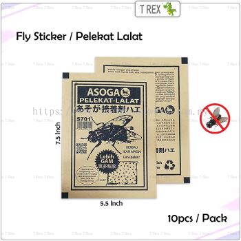 10pcs Fly Sticker / Pelekat Lalat