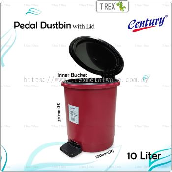 Century Pedal Dustbin 10L