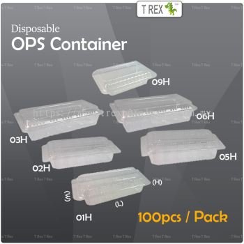 100pcs Disposable OPS Container