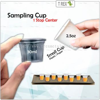 One Stop Disposable Plastic/Paper Sampling Cup