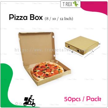 50pcs Disposable Brown Pizza Box