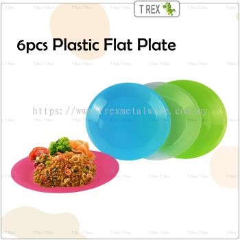 6pcs Felton Plastic Flat Plate