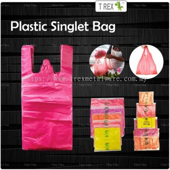 Plastic Singlet Bag (10 Sizes)