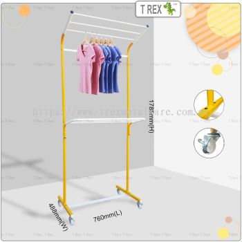 T Rex CHERRY Clothes Hanger Rack