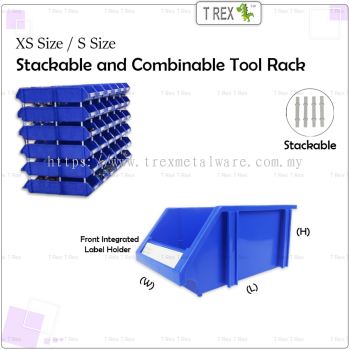 T Rex XS or S Size Stackable and Combinable Tool Rack 
