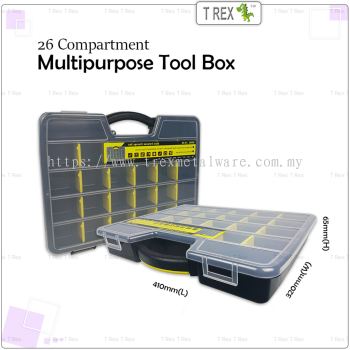 Winstar Multipurpose Tool Box With Handle - Black