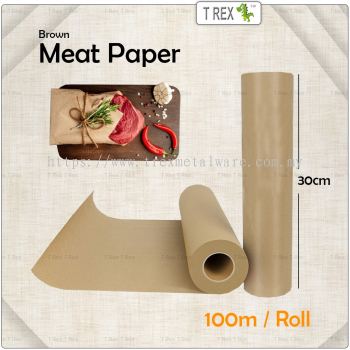 30cm Brown Butcher/Meat Paper Roll