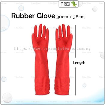 Kitchen Dish Washing Rubber Gloves